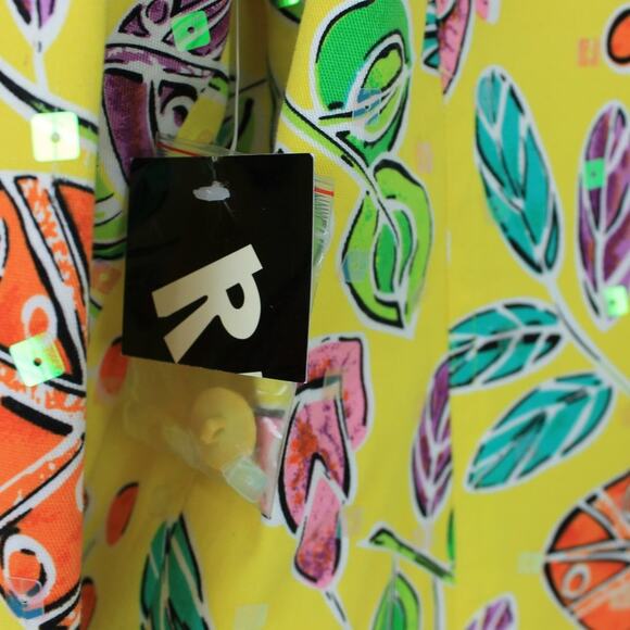 REDD Jeans Vintage Psychedelic New Wave Jacket Bright Sequins Size 8 - Picture 4 of 11